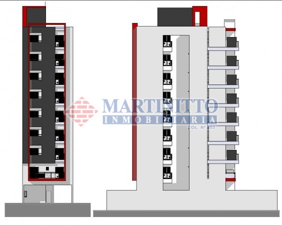 TERRENO + PROYECTO APROBADO QUILMES CENTRO ZONA R1 EDIFICIO 8 PISOS IDEAL INVERSOR