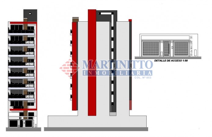 TERRENO + PROYECTO APROBADO QUILMES CENTRO ZONA R1 EDIFICIO 8 PISOS IDEAL INVERSOR